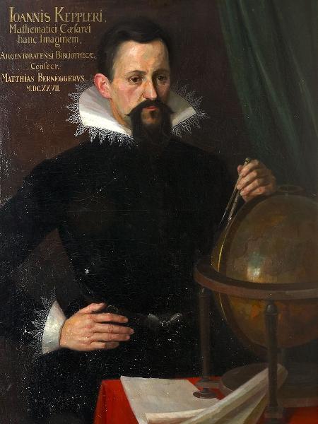 Retrato de Johannes Kepler - Domínio Público