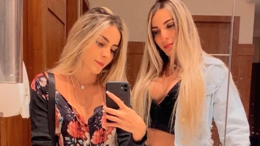 As gêmeas Lara e Dara Alfonso em postagens do perfil conjunto no Instagram - Instagram/reprodução