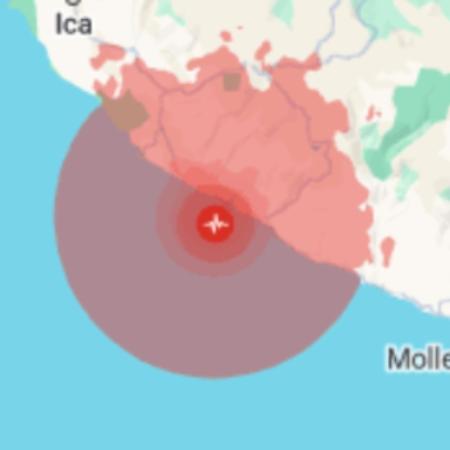 Terremoto no Peru ocorreu próximo à região de Caravelí, Arequipa