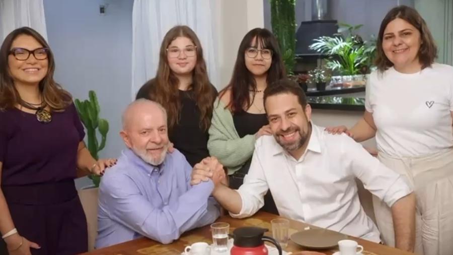 Lula participa de primeiro programa eleitoral da TV de Boulos