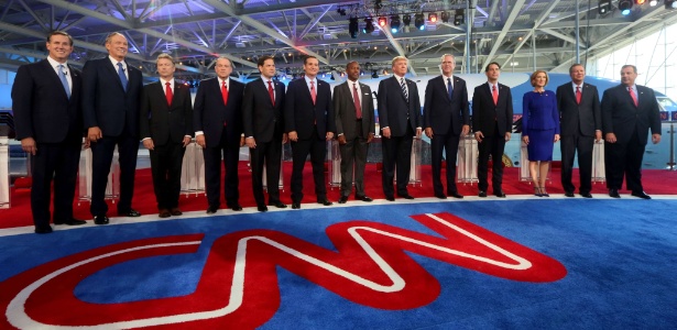 Pré-candidatos do Partido Republicano se preparam para debate - Sandy Huffaker/Getty Images/AFP
