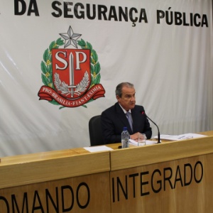 Secretário da Segurança Pública de São Paulo, Mágino Barbosa Filho, divulga dados da criminalidade no mês de maio em SP - Divulgação/Rodrigo Paneghine/SSP-SP