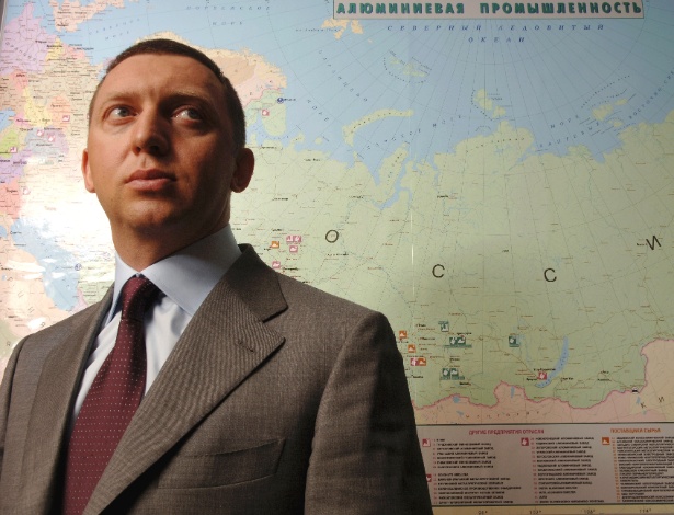 Oleg Deripaska em seu escritório em Moscou - James Hill/The New York Times