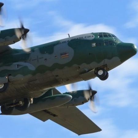 C-130 da FAB, modelo utilizado para o tráfico - Divulgação/STM