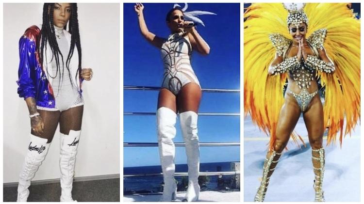 Ludmilla, Ivete Sangalo, Sabrina Sato e os modelos Fernando Pires - Arquivo Pessoal/UOL - Arquivo Pessoal/UOL