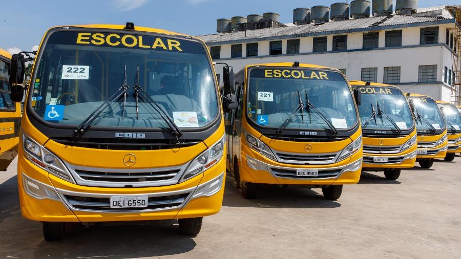 Ônibus escolares comprados pelo Ministério da Educação - Diego Rocha/MEC