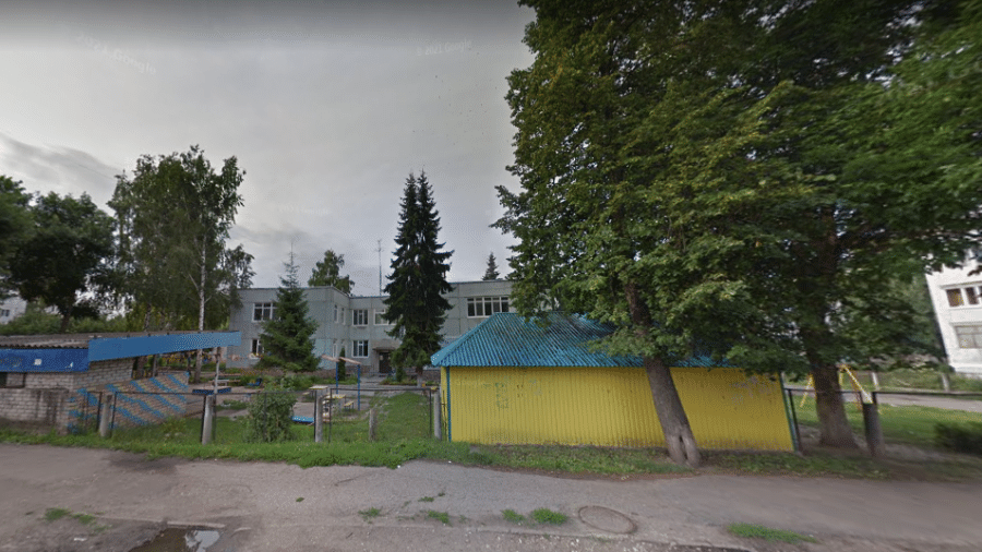 Jardim de infância alvo de ataques a tiros está localizado em Ulianovsk, no sul da parte europeia da Rússia - Reprodução/Google Maps