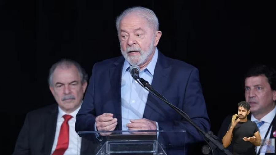 Presidente eleito Luiz Inácio Lula da Silva (PT) - Reprodução