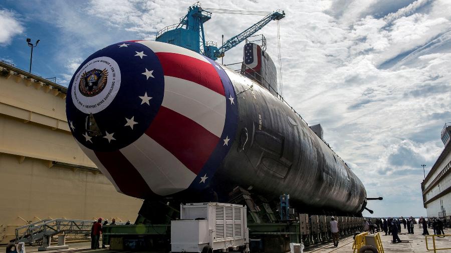 O submarino de ataque classe Virginia, anunciado no acordo - 31.ago.2014 - U.S. Navy/John Whalen/Huntington Ingalls Industries/Handout via Reuters