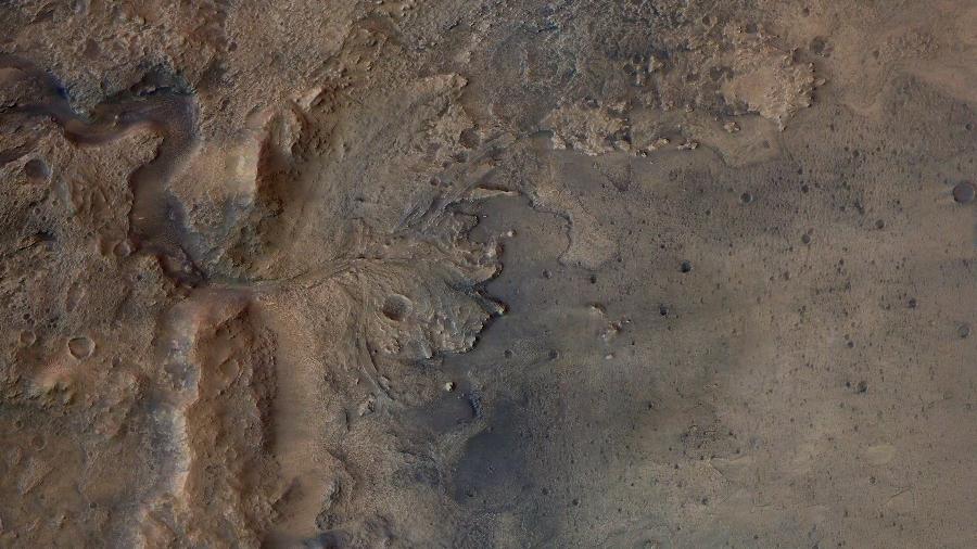 Cratera Jezero em Marte pode ainda conter vestígios de vida