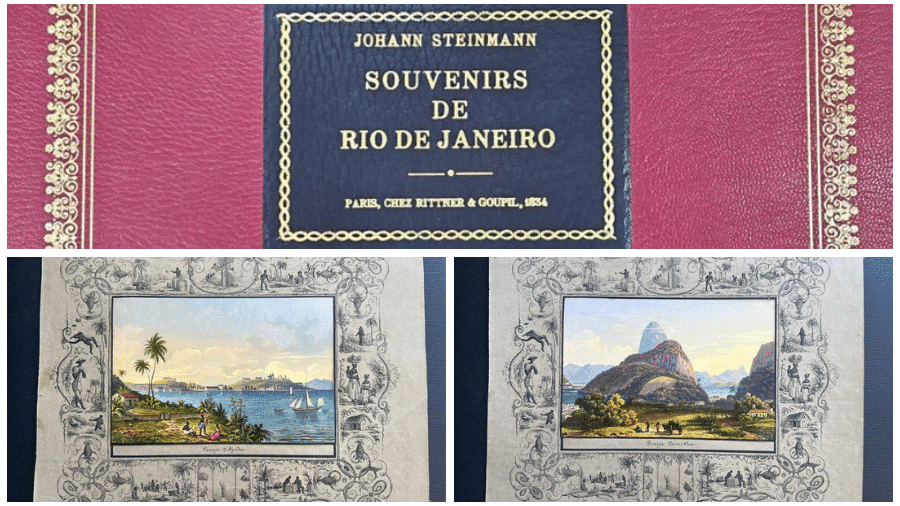 O livro havia sido adquirido por um colecionador brasileiro em um leilão na Inglaterra