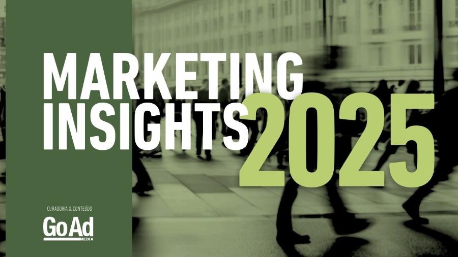 Capa do relatório Marketing Insights 2025, lançado pela GoAd Media, com oferecimento do UOL - Reprodução