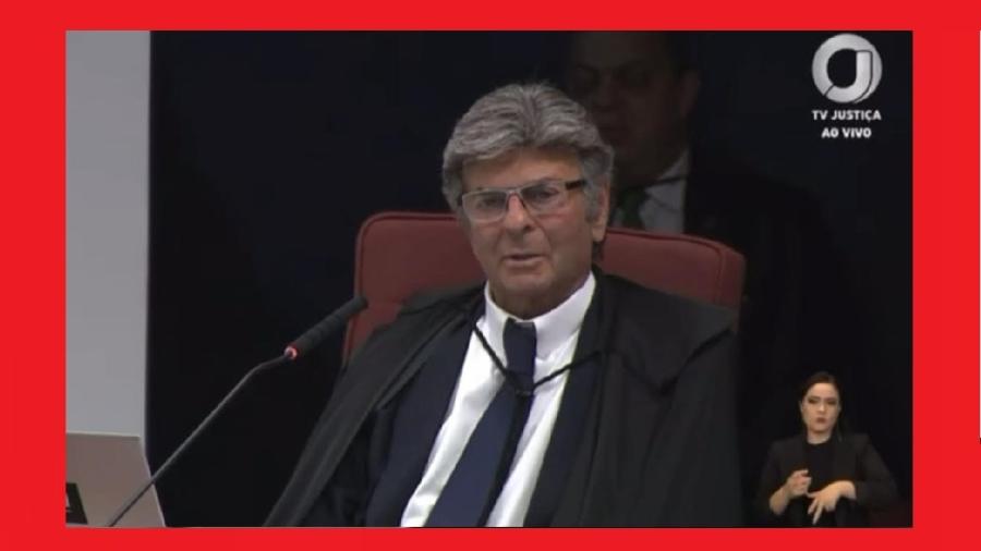 Luiz Fux durante interrogatório de Mauro Cid: ministro fez indagações absurdas. Parece evidente que ele tem uma tese, ainda que contra os fatos Luiz Fux durante interrogatório de Mauro Cid: ministro fez indagações absurdas. Parece evidente que ele tem uma tese, ainda que contra os fatos