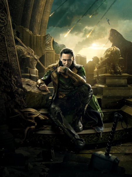 Tom Hiddleston como Loki em "Thor: Mundo Sombrio" - Divulgação