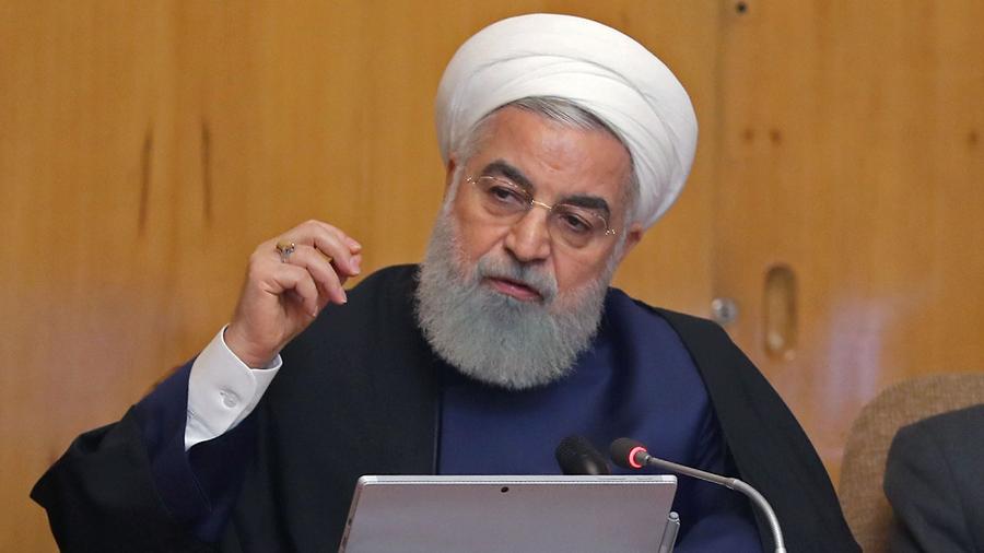 8.mai.2019 - Presidente do Irã Hassan Rouhani discursa na capital Teerã - Presidência do Irã/AFP