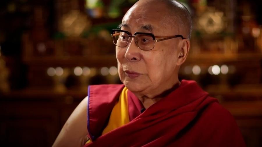 Dalai Lama durante a conversa com a BBC - BBC