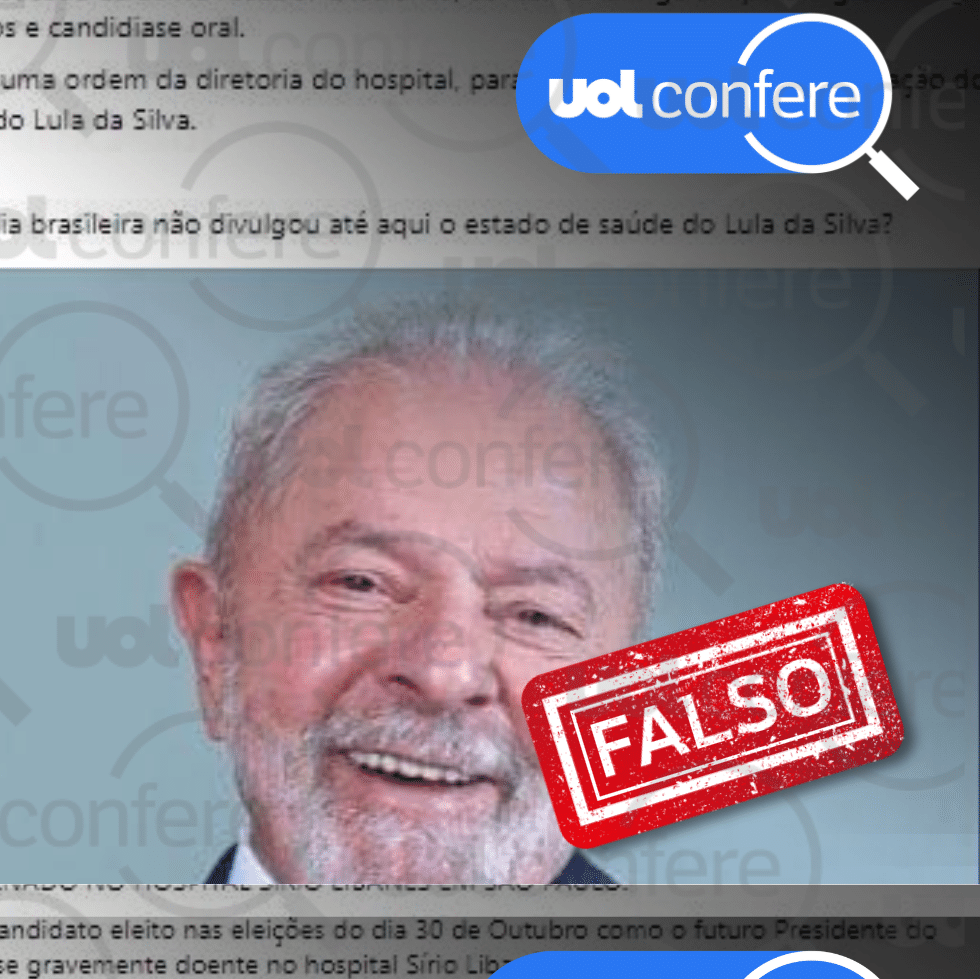 Lula n o foi internado no S rio Liban s ap s AVC ou infarto