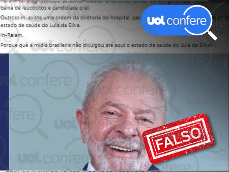 Lula n o foi internado no S rio Liban s ap s AVC ou infarto