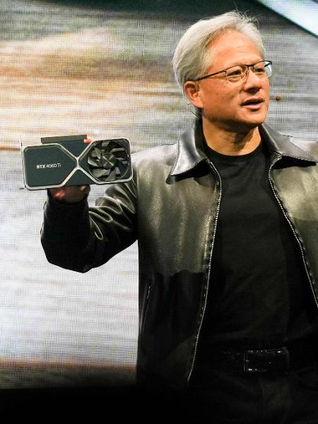 Jensen Huang, CEO da Nvidia, durante Computex 2023, Taipei