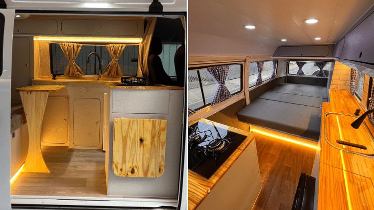 Casal personaliza as kombis de acordo com as necessidades dos clientes