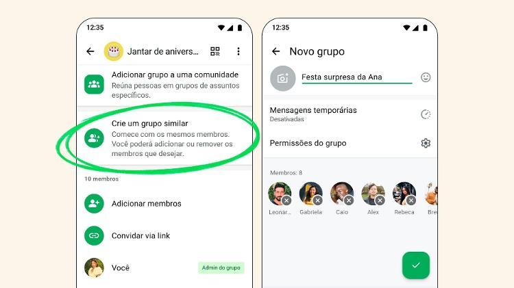 WhatsApp vai permitir criar grupo similar a um já existente WhatsApp vai permitir criar grupo similar a um já existente