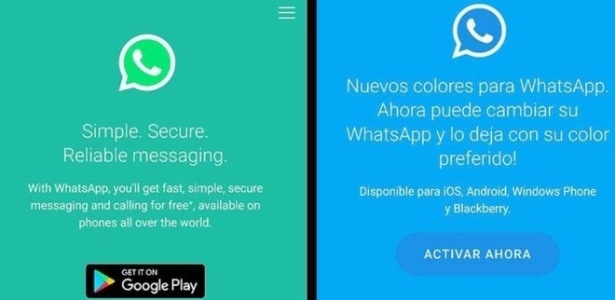 Este novo golpe promete trocar as cores do WhatsApp, mas o objetivo é outro: encher seu celular de anúncios publicitários e acessar dados pessoais - WhatsApp