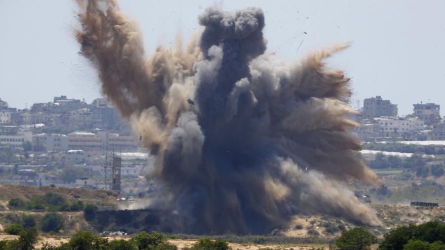 Israel bombardeia a faixa de Gaza  - Jack Guez/AFP - 4.mai.2019