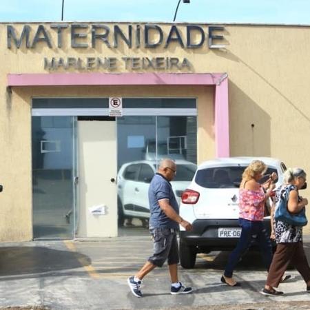Fachada da Maternidade Marlene Teixeira, onde morreu o bebê recém-nascido, após problemas respiratórios - Fábio Lima