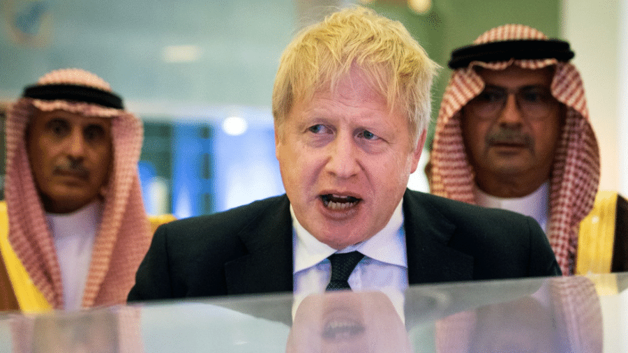 Boris Johnson não conseguiu convencer a Arábia Saudita e outros países a aumentar sua produção de petróleo - Getty Images