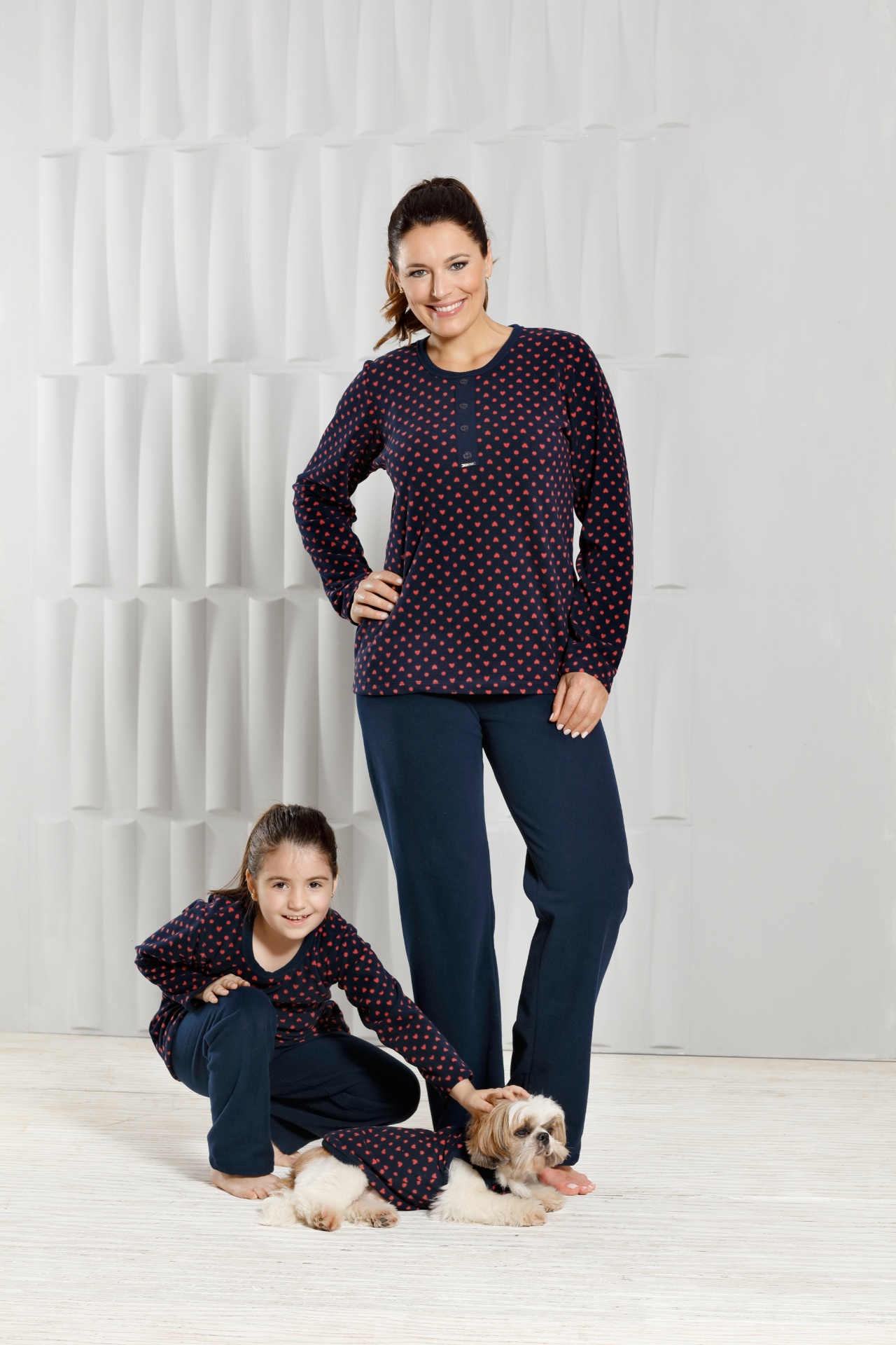 A Monthal tem uma linha de pijamas para toda a família e seus pets. Criada em 1991, na cidade de Friburgo (RJ), ela vende, em média, 8.000 peças por mês entre pijamas, camisolas, short doll e lingerie. - Divulgação