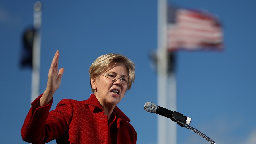Elizabeth Warren, senadora democrata pelo Estado de Massachussetts - Justin Sullivan/Getty Images/AFP 