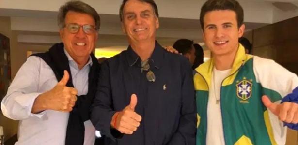 Paulo Marinho, Jair Bolsonaro e André Marinho