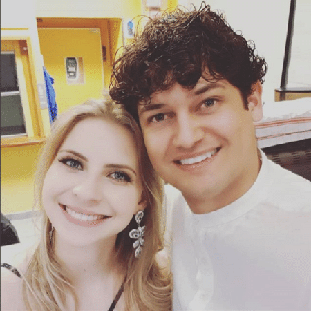 O pastor Rodrigo dos Santos e a mulher, Jessica Maciel - Reprodução/Instagram