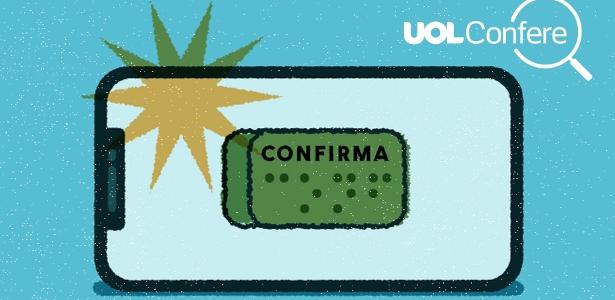 UOL Confere: Governo federal não criou cadastro online para voto pelo celular