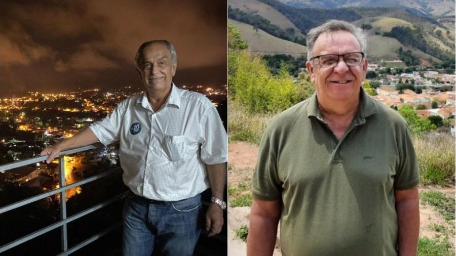 Paulo Cyrillo (à esquerda) e Antonio Claret morreram às vésperas da eleição - Divulgação