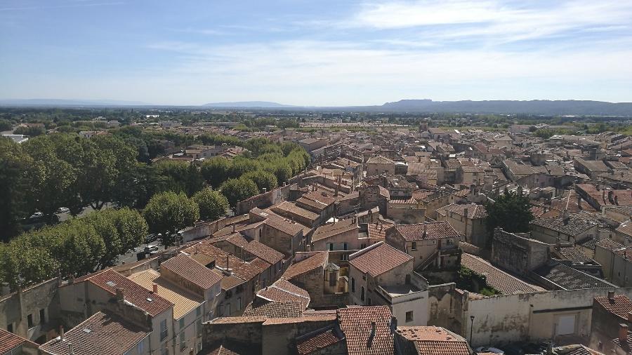 Foto aérea da cidade de Tarascon, na França - Getty Images