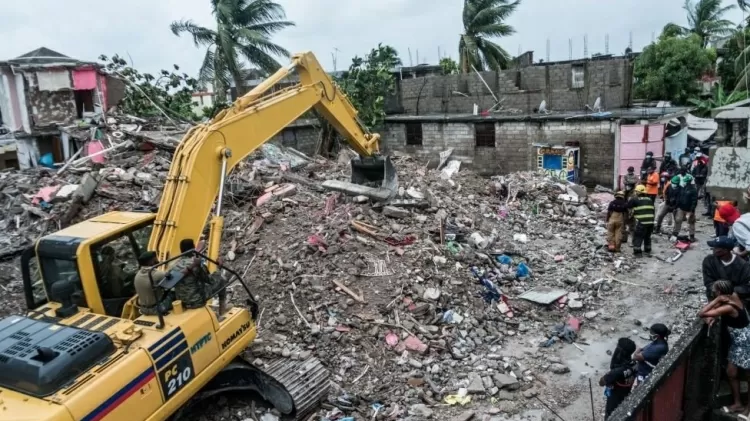 A cidade de Les Cayes foi a mais afetada pelo terremoto de 14 de agosto - Getty Images - Getty Images