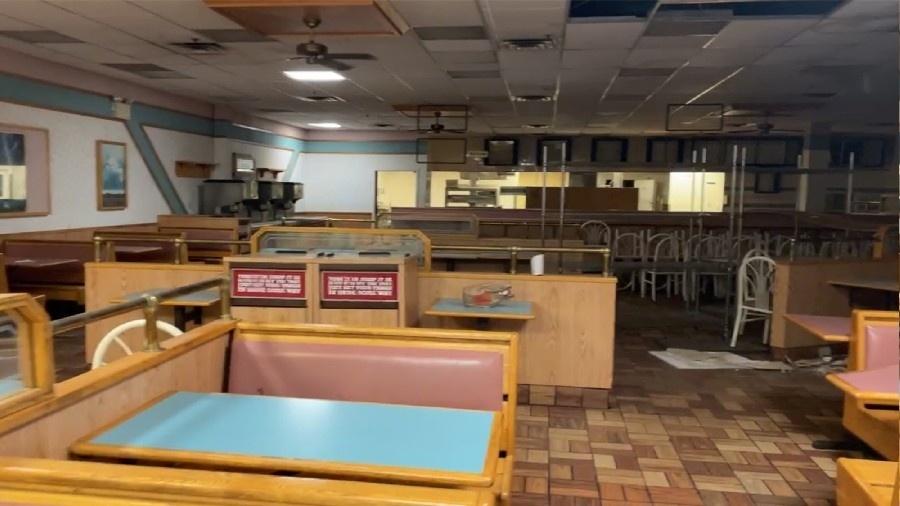 O antigo restaurante do Burger King encontrado escondido atrás de uma parede em um shopping - Divulgação/New Castle County Government