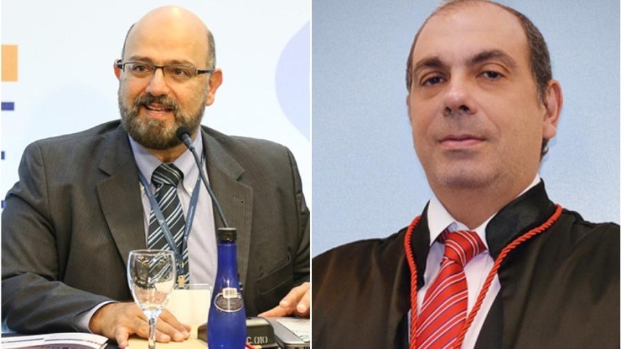 24.nov.2022 - Paulo Sérgio Domingues e Messod Azulay Neto foram nomeados por Bolsonaro ministros do STJ - Arte/UOL sobre Divulgação