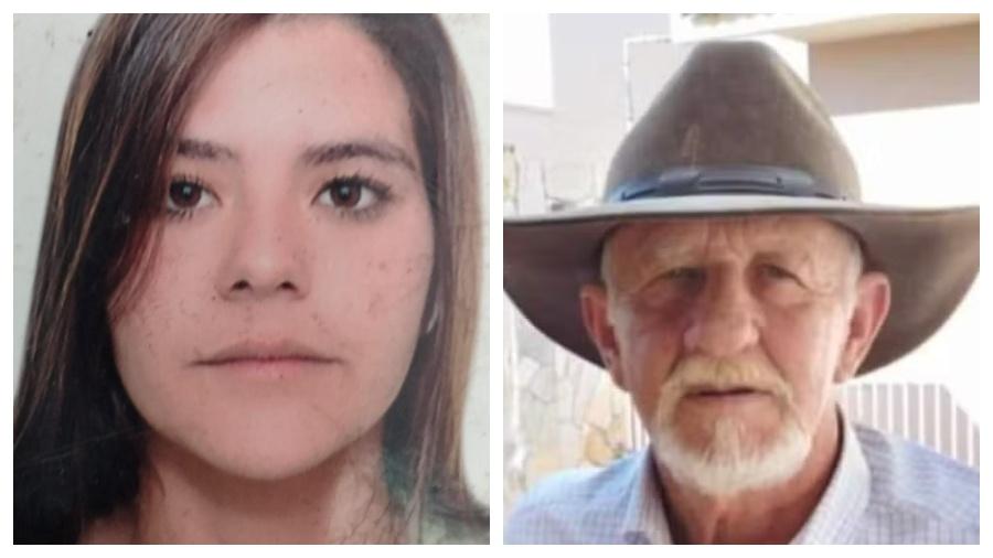 Claudiane Piedade Machado foi localizada após desaparecer no dia em que idoso foi achado morto