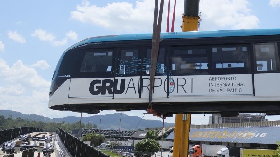 Linha vai ligar o Aeroporto de Guarulhos aos trens da CPTM em seis minutos Linha vai ligar o Aeroporto de Guarulhos aos trens da CPTM em seis minutos
