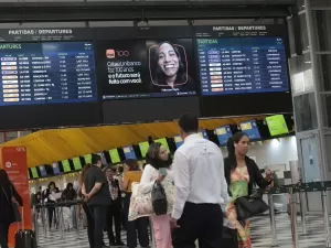 Aeroporto de Congonhas tem voos cancelados e atrasados após chuvas em SP