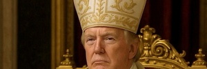 Trump como papa: foto não é 'brincadeira', mas teste para uso político da IA (Foto: @realDonaldTrump/Divulgação via REUTERS)