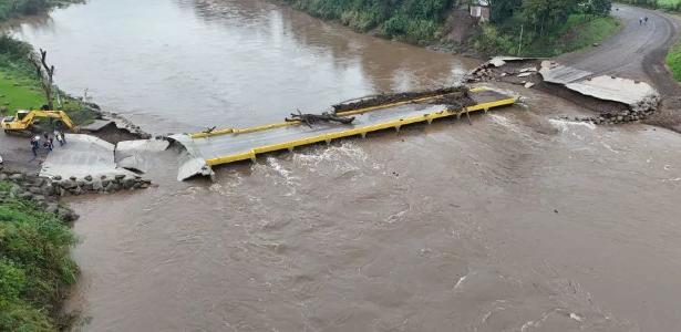 Chuva no RS afeta 206 cidades; elevação do Guaíba causa alerta de inundação