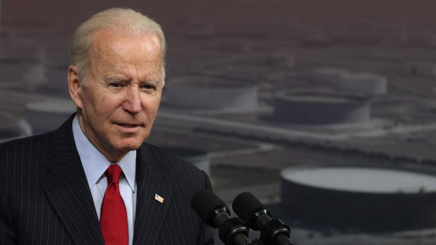 23.nov.2021 - O presidente dos Estados Unidos, Joe Biden - Alex Wong/Getty Images via AFP