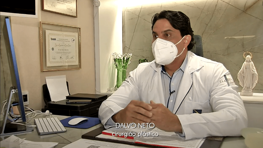 Dalvo Neto, cirurgião plástico denunciado por pacientes no Ceará - Reprodução/TV Globo
