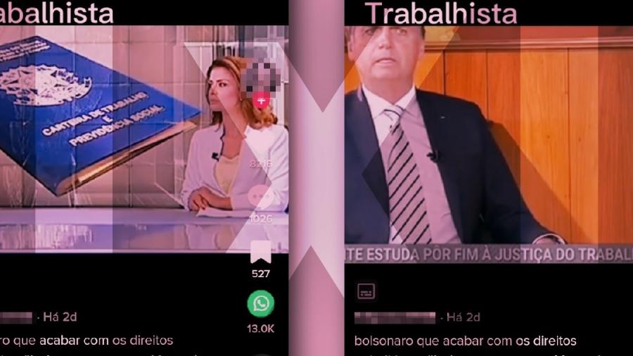 08.set.2022 - É enganoso vídeo de Bolsonaro criticando direitos trabalhistas - Projeto Comprova