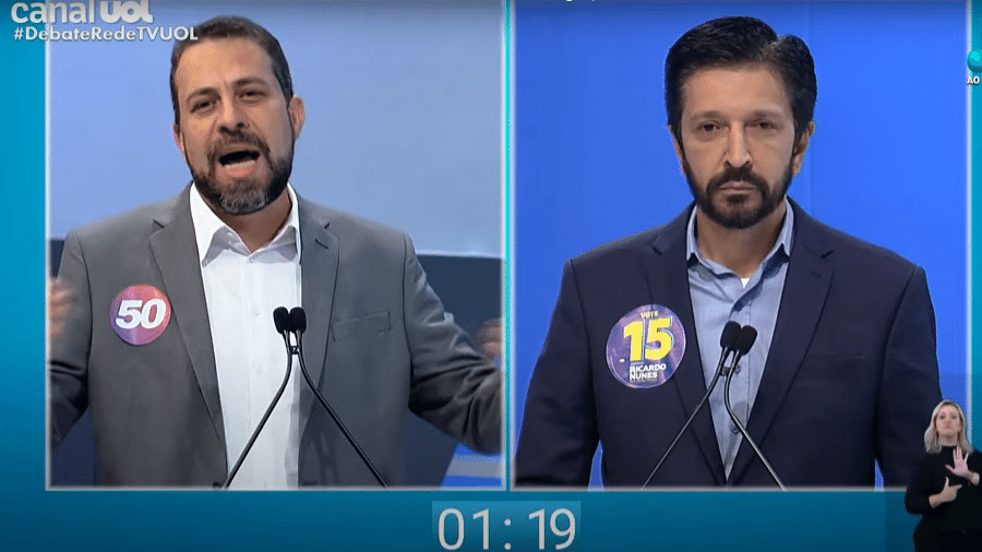 Debate Rede TV/ UOL - Reprodução/ UOL