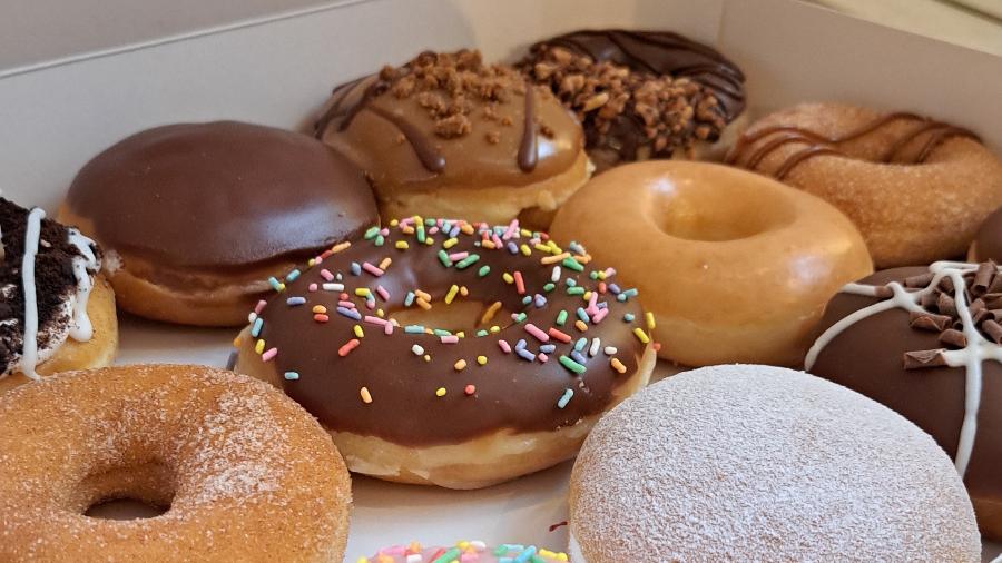 Loja da Krispy Kreme em São Paulo tem 12 sabores de donuts Loja da Krispy Kreme em São Paulo tem 12 sabores de donuts