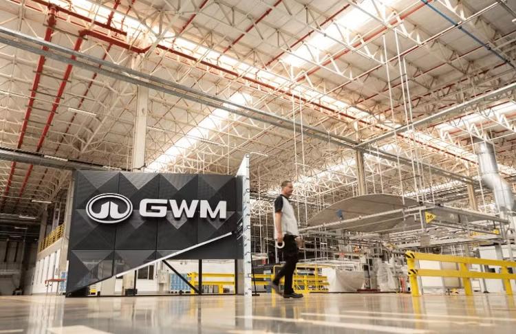 Fábrica da GWM em Iracemápolis, interior de São Paulo Fábrica da GWM em Iracemápolis, interior de São Paulo